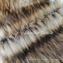 Factory Price Raccoon Faux Fur Fabric Long Pile for Collar